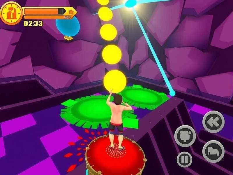 Vibrant Holi Marathon Gameplay Screenshot